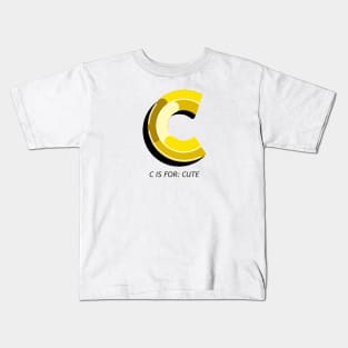 c Initial Kids T-Shirt